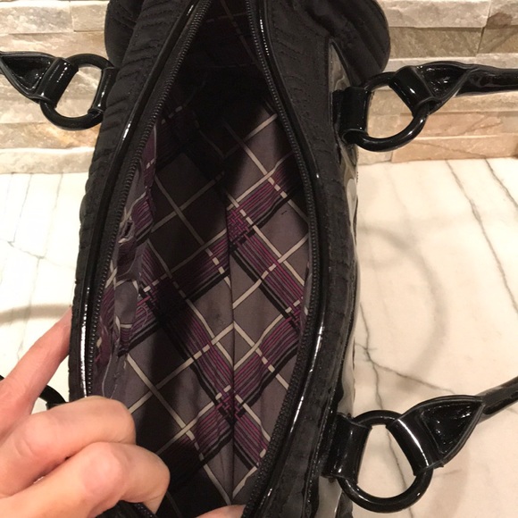 Vera Bradley Black Quilted Purse - Picture 7 of 13